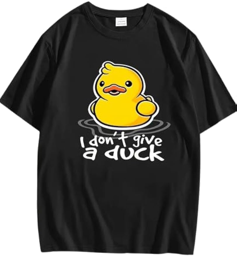 Unisex I Don't Give A Duck Funny T-Shirt Gift T-Shirt